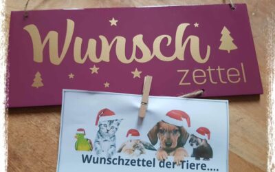 Wunschzettel für Tiere